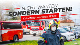 Katastrophenfonds Feuerwehr: Nicht warten, sondern starten!